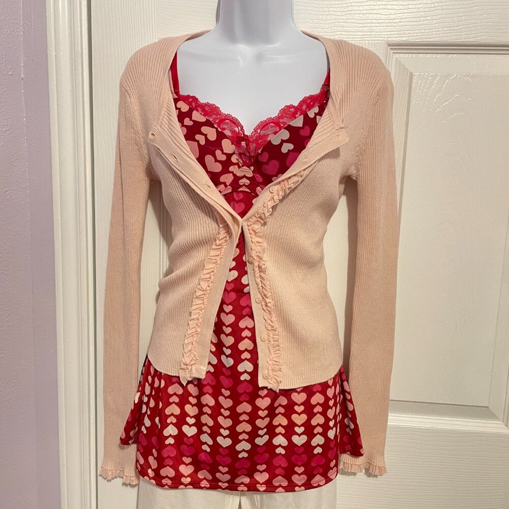 Maidenform Red Blouse